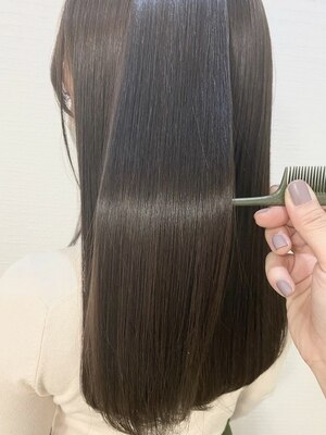 【女性専用Salon】髪質改善縮毛矯正導入☆毎日のお手入れが楽になる美髪ストレートを手に入れて♪