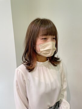 インビテーション 名古屋(invitation) インナーカラー×ミディアムヘア