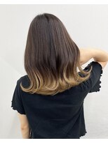 アンブル リュクス 池袋(amble luxe)&nbsp;グレーベージュ ニュアンスカラー ミルクティーピンク ブルー