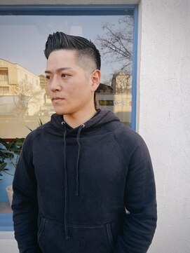 フォーコーナーズカットショップフェイビーズ 名古屋西(FourCornersCutShop favey's) メンズカット フェード 外国人風フェードスタイル