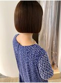 アッシュベージュボブ