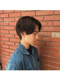 刈らない大人のナチュラルセンターパート
