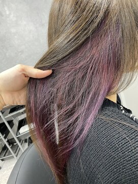 アデプト 北千住店(adept) ★イヤリングカラー/インナーカラー/パープルカラー【北千住】