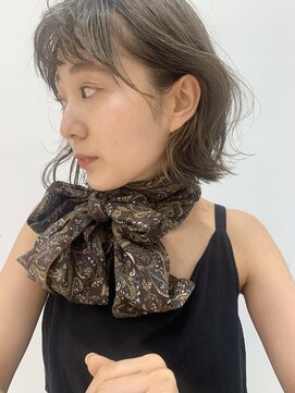 ユニコ(unico) ニュアンスボブ/まろやかベージュ