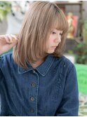 ★フルバング前下がりワンカールレイヤーカット10代20代30代★10