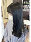切りっぱなしロング