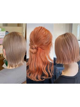 インナーカラーが人気◎ブリーチ必須の個性派カラーやハイトーンも《ANTICA》にお任せください♪