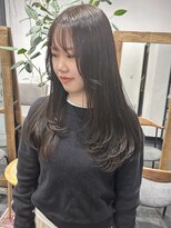 アルコイリスバイドールヘアー(ARCOIRIS by Dollhair) レイヤーロングアッシュベージュ透明感カラー韓国風髪質改善都島