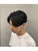 毛流れセンターパート