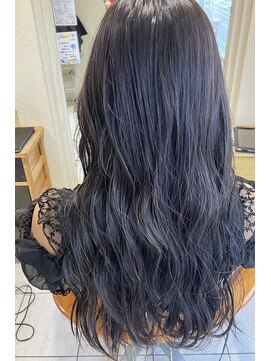 ヘアサロン ビビット 久宝寺店(VIVIT) 【透明感ブラック】　シルバーアメジスト