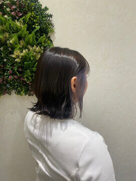 ナンバー エアロ 横浜(N° +aero) インナーカラー/デザインカラー/小顔/ボブ/セクションカラー