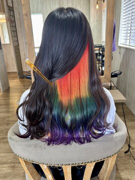 ヘブンリー(heavenly) インナーレインボー/ユニコーンカラー/ルーツカラー/ブリーチ