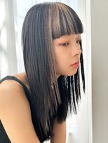 オーバーヘアー 川西店(over hair)&nbsp;ストレート×オン眉