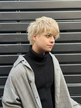 ルフレ 新宿歌舞伎町店(Reflet) men's/ハイトーン/メンズカット/ホワイトカラー/ショート