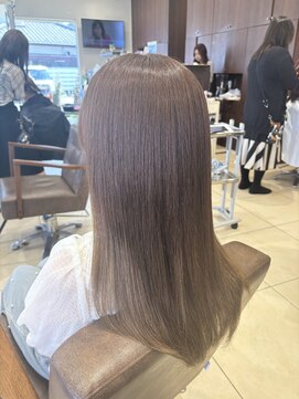 フォルテ 藤枝エピ店 ブリーチなしダブルカラーハニーグレージュ