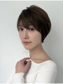 ●杉浦ミニウルフレイヤー顔周りカット前髪カットショート