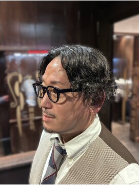 ザバーバーアドレス 代官山(THE BARBER) 大人スパイラルパーマ　メンズカット/代官山/中目黒/恵比寿