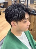 ツイストパーマメンズパーマ波巻きパーマシャドウパーマ佐賀