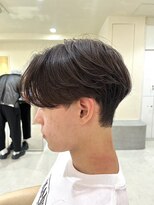 ニコ トウキョウ ヨコハマ(nico)&nbsp;メンズセンターパートウルフセンターパートニュアンスパーマ襟足