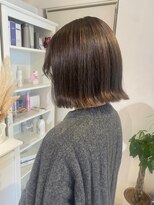 スペックホルダーミミ(Spec Holder mimi) ブラウンカラー×ボブ 9.10暗めカラー