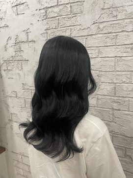 アジールヘア 池袋東口店(agir hair) ブルーブラック/艶カラー/艶髪/透明感カラー/巻き髪/池袋