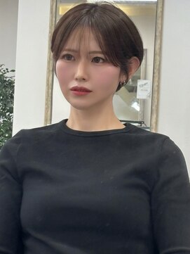 クレム 博多駅店(ChLem) 自然な丸みショート　博多美容室