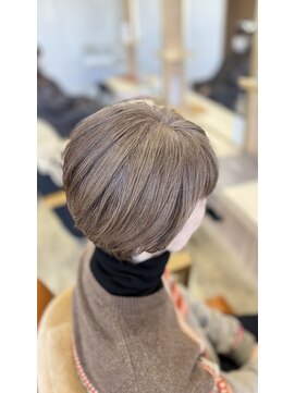 ヒア 春日井店(here.) 白髪活かしカラー