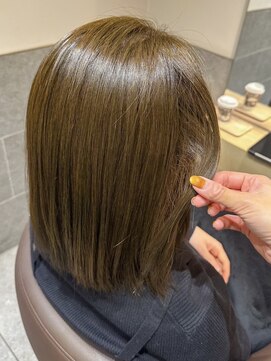 ビスコヘアー(BISCO hair) カーキカラー