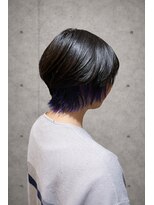 エイム ヘア リアム 調布店(eim hair liam)&nbsp;ショート×インナーブルー／アクセントカラー