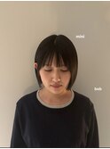 ミニボブ / ボブ / あごラインボブ / 切りっぱなしボブ