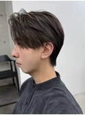 大人男子ナチュラルセンターパートハイライト20代30代