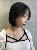 20代30代ボブレイヤーボブ顔周りレイヤー韓国風ボブハッシュボブ