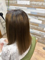 ハウオリ ヘアーワークス(Hauoli hair works)&nbsp;ブリーチ2回履歴からの縮毛矯正