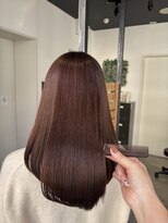 ルチア ヘア フィル 天王寺店(Lucia hair fill)&nbsp;ミディアム顔まわりレイヤーハッシュカット髪質改善天王寺阿倍野