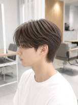 ネオリーブウリ 二子玉川店(Neolive uri) ブルーブラックフェザーパーマサーフカールセンターパート