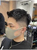 フェード 刈り上げ 夏フェード バーバスタイル 新宿フェード