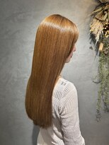 ニューオリジンヘア(New Origin Hair)&nbsp;ロングストレート×縮毛矯正×ハイトーンベージュ