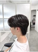 センターパート/ニュアンスパーマ