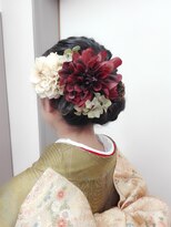 美容室せき 大人可愛いアップスタイル