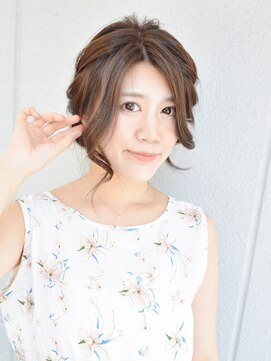 ミューズ 塩釜口店(MUSE) [MUSE塩釜口]編み込みふんわりアップby高瀬