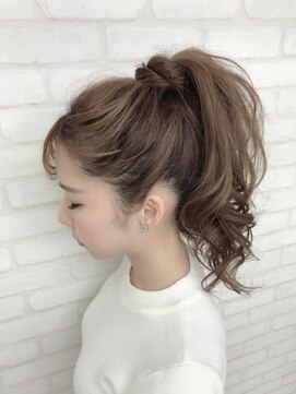 ヘアーセットサロン ピンキー(Hairset Salon Pinky) Pinky♪ポニーテールアレンジ