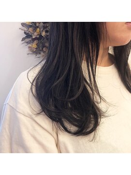 ヴェルデ ブランコ(verde branco) ダークグレージュレイヤーロング