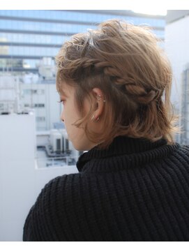 ナチュラル コレット(Natural collet) ボブハーフアレンジ