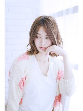 ロア ミオ 仙台駅前(Loa mio) 【Loa mio】 柔らか外ハネミックスカール