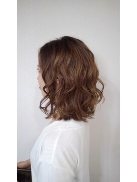 ヘアーギャラリー インディ(hair gallery indy) 外ハネボブ　外ハネロブ