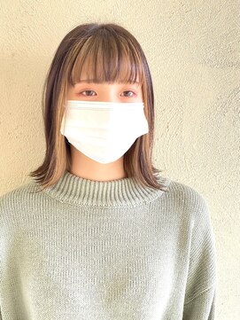 キャパジャストヘアー(CAPA just hair) インナーカラー×ボブ