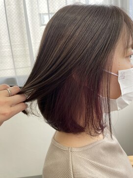 リュンヌ(Lune) ダークグレージュ×ピンクラベンダー