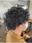 マッシュパーマ