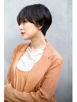 レンジシ オモテサンドウ(RENJISHI omotesando)&nbsp;くすみアッシュとダークグレーのバイカラーショート