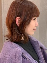 ロンド 表参道店(Lond)&nbsp;韓国服　大人気くびれボブ　ピンクブラウン　春カラー